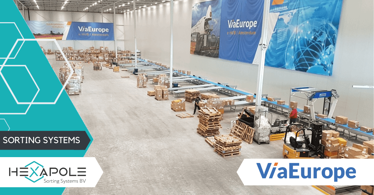 News: Sorting machine at ViaEurope is being extended!